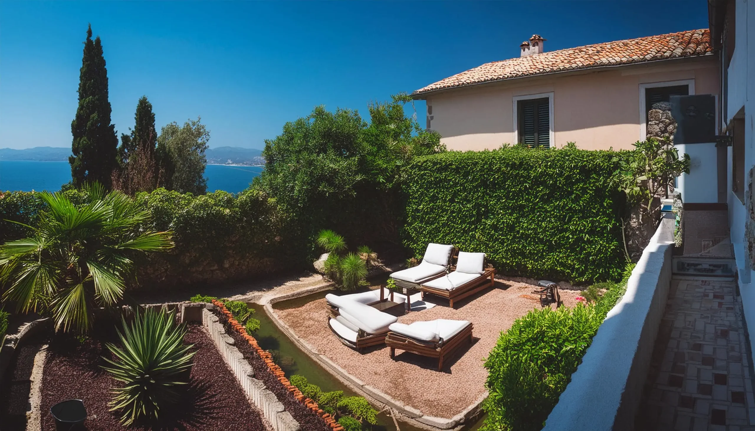 Keio Jardí_ Jardín pequeño estilo mediterráneo bien aprovechado