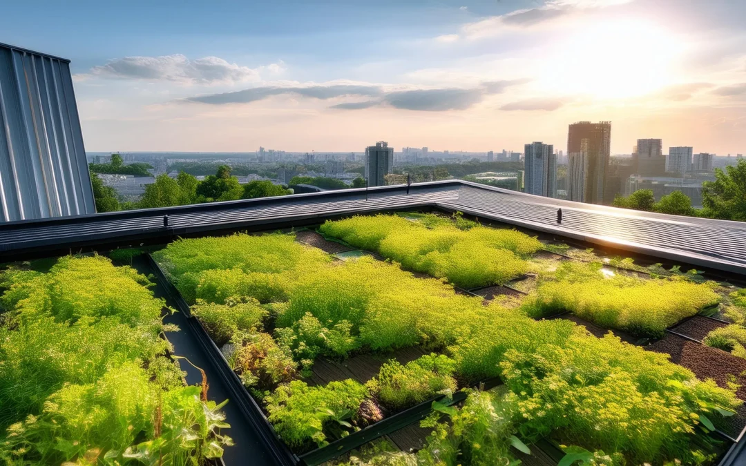 Keio Jardins_Tejado con una cubierta vegetal