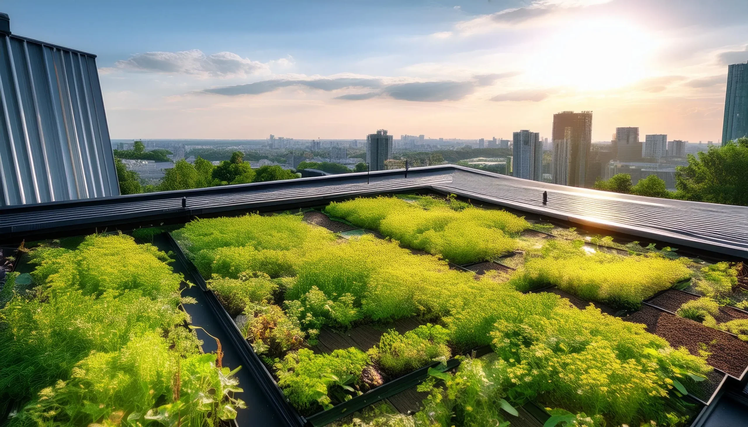 Keio Jardins_Tejado con una cubierta vegetal