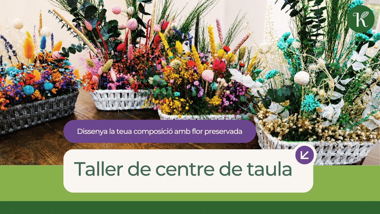 Taller de centres de taula a Tortosa amb Keio jardins